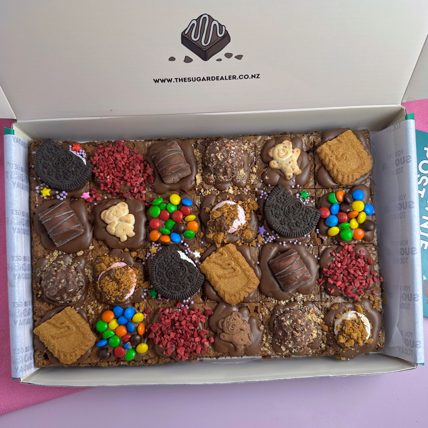 Mega mixed assortment chocolate brownie