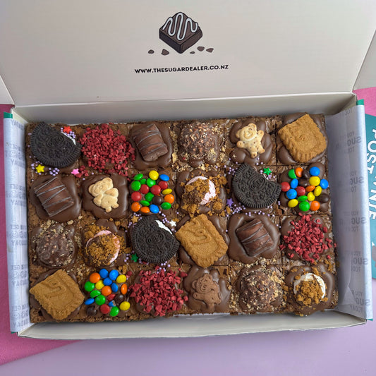 Mega mixed assortment chocolate brownie