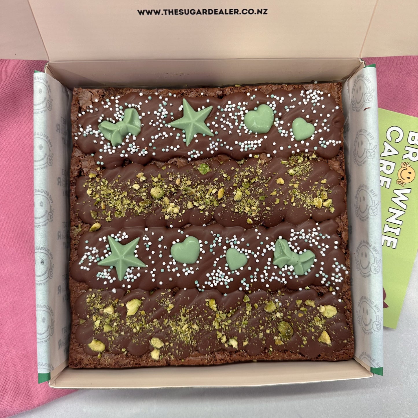 Pistachio brownie