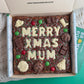 Custom message Christmas brownie