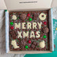 Custom message Christmas brownie