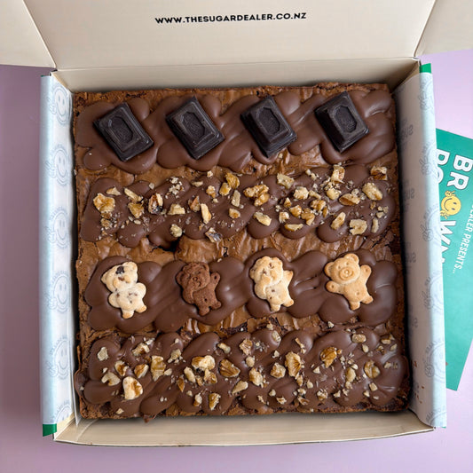 Salted caramel brownie